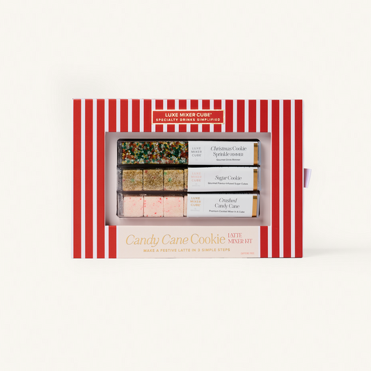 BF Candy Cane Cookie Latte Cafe Set