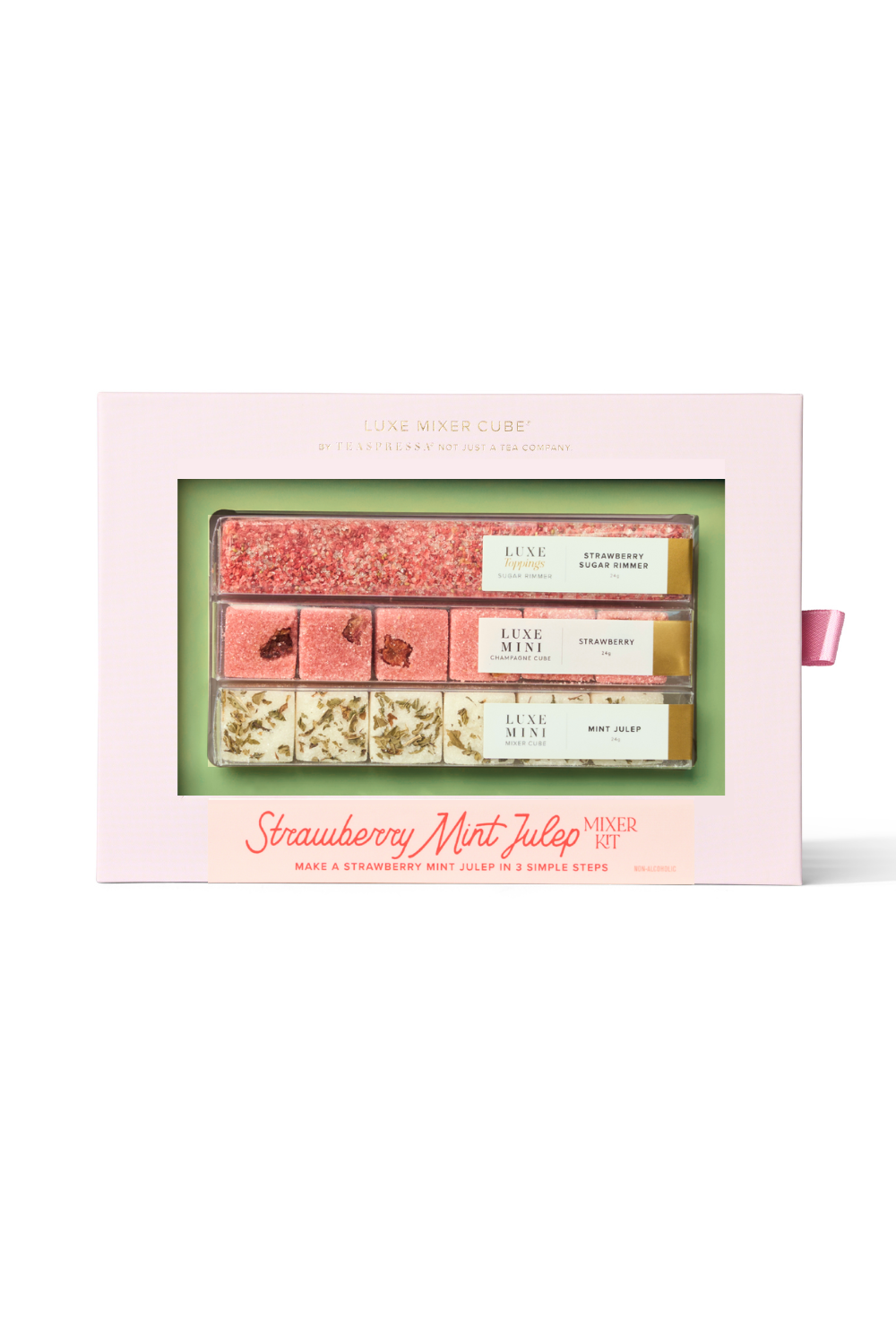 Strawberry Mint Julep Mixer Kit (Strawberry Box)