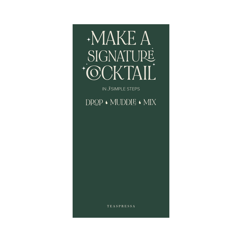 "MAKE A" Specialty Drink Signage