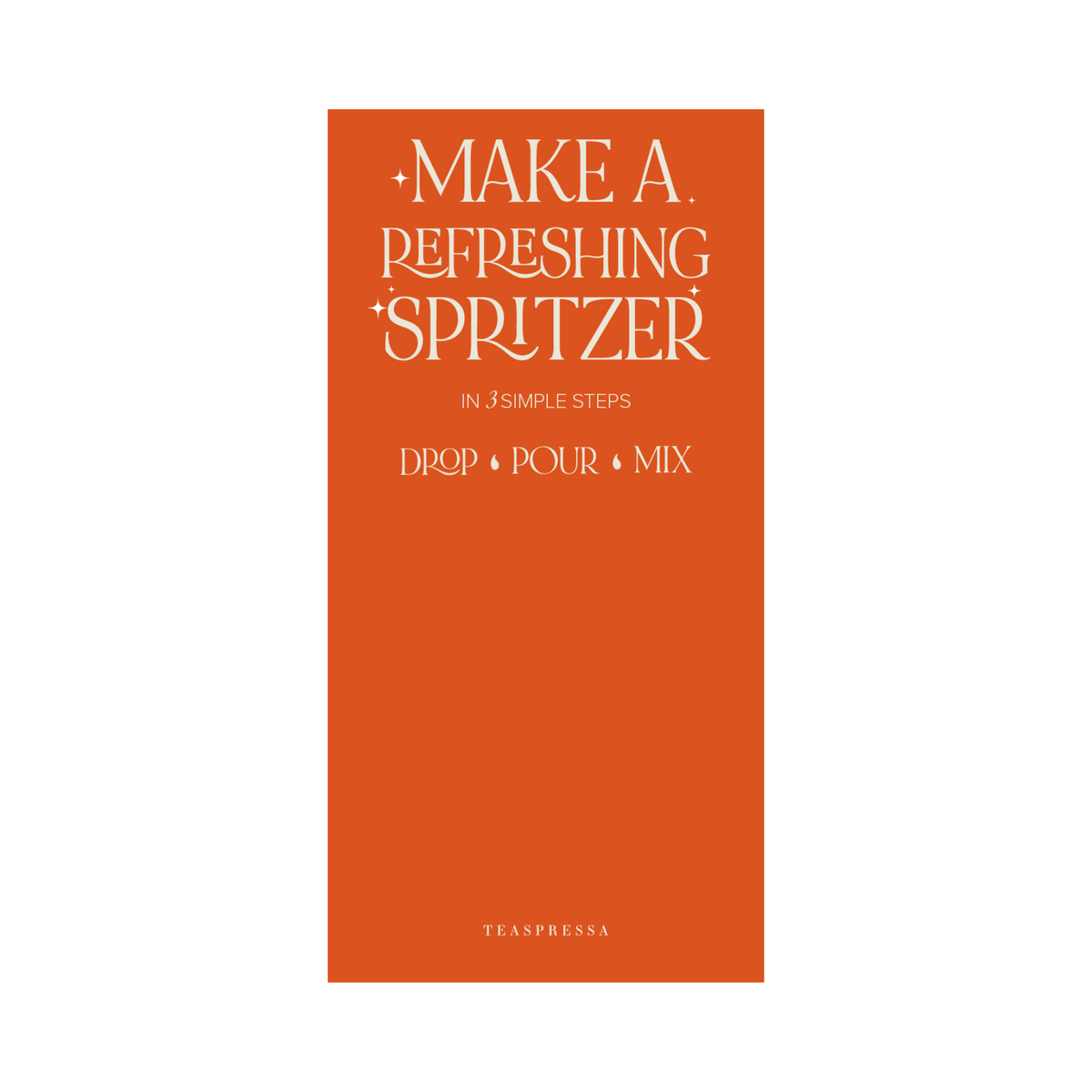 "MAKE A" Specialty Drink Signage