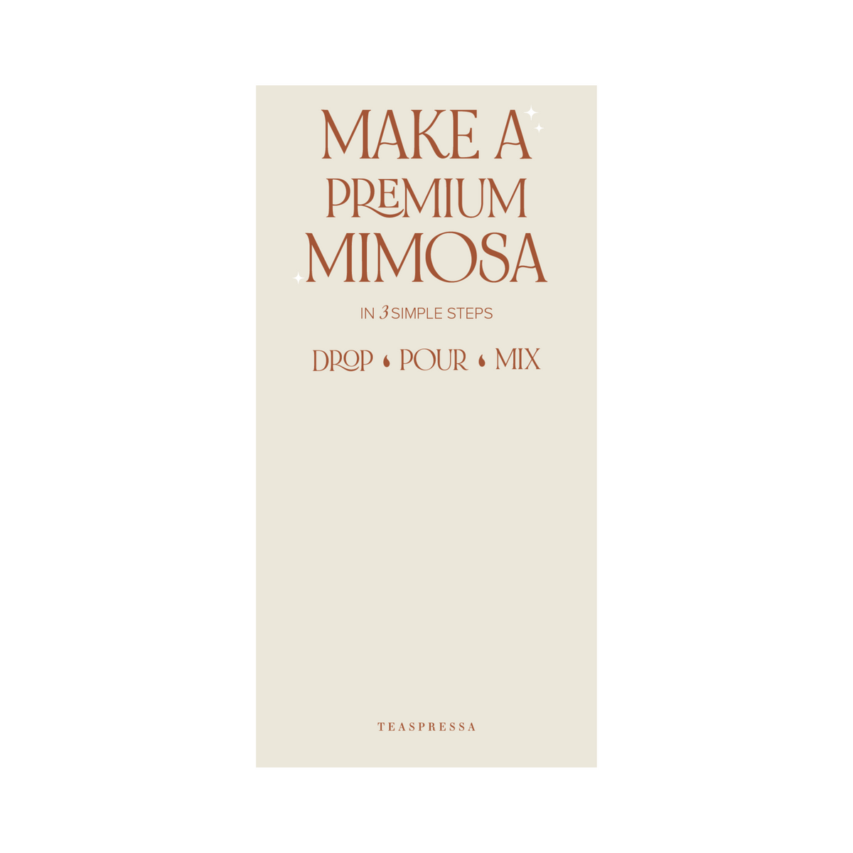 "MAKE A" Specialty Drink Signage