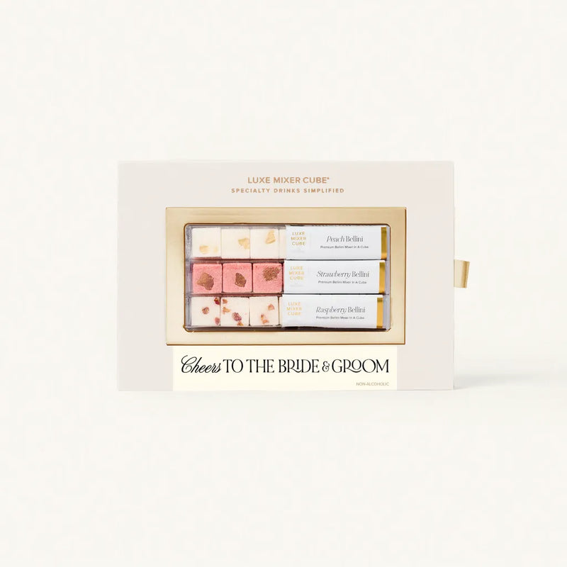 Cheers to the Bride & Groom Champagne Toast | Case Pack of 6