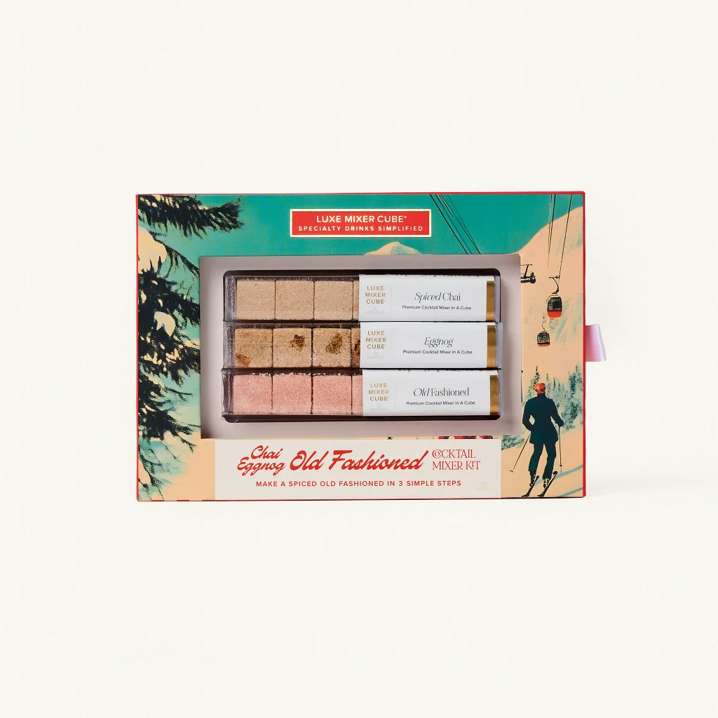 Chai Eggnog Old Fashioned Cocktail Mixer Kit | Case Pack of 6