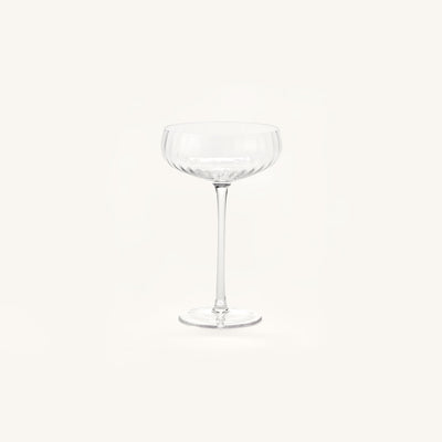 Linéa Fluted Stemware, Ribbed Coupe Cocktail Glass