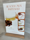 "Steps" Drink Signage (please remove film after shipment)