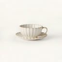Cream Scalloped Cafe Set | Case Pack of 6