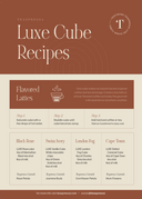 Completed LUXE Mixology Cube Display