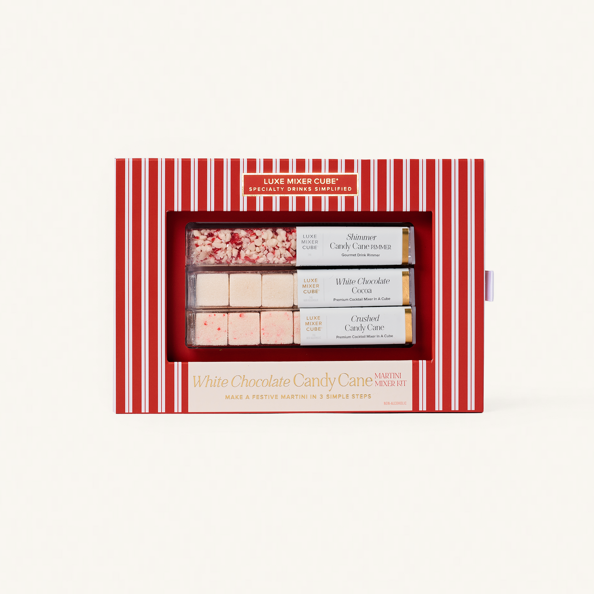 White Chocolate Candy Cane Martini Mixer Kit | Case pack of 6