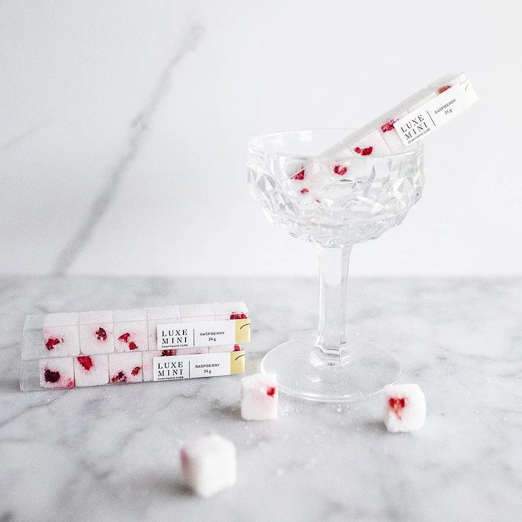 Raspberry MINI Luxe Mixer Cubes | Case Pack of 12